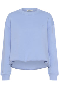 Soaked in Luxury Rolanda Hydrangea Blue Cropped Balloon Supersoft Sweatshirt, 30408877