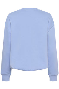 Soaked in Luxury Rolanda Hydrangea Blue Cropped Balloon Supersoft Sweatshirt, 30408877