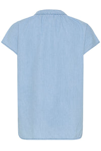 Soaked in Luxury SLAdelita Ioana Denim Blue Top