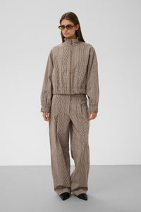 Soaked in Luxury SLKinabalu Check Bomber Jacket, 30409597