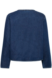 Saint Tropez OivySz Medium Blue Denim Jacket, 30514751