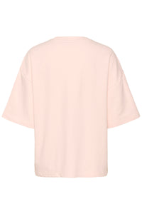 Saint Tropez Pexton Baby Pink Heart Bow Embroidered Boxy T-Shirt, 30514916