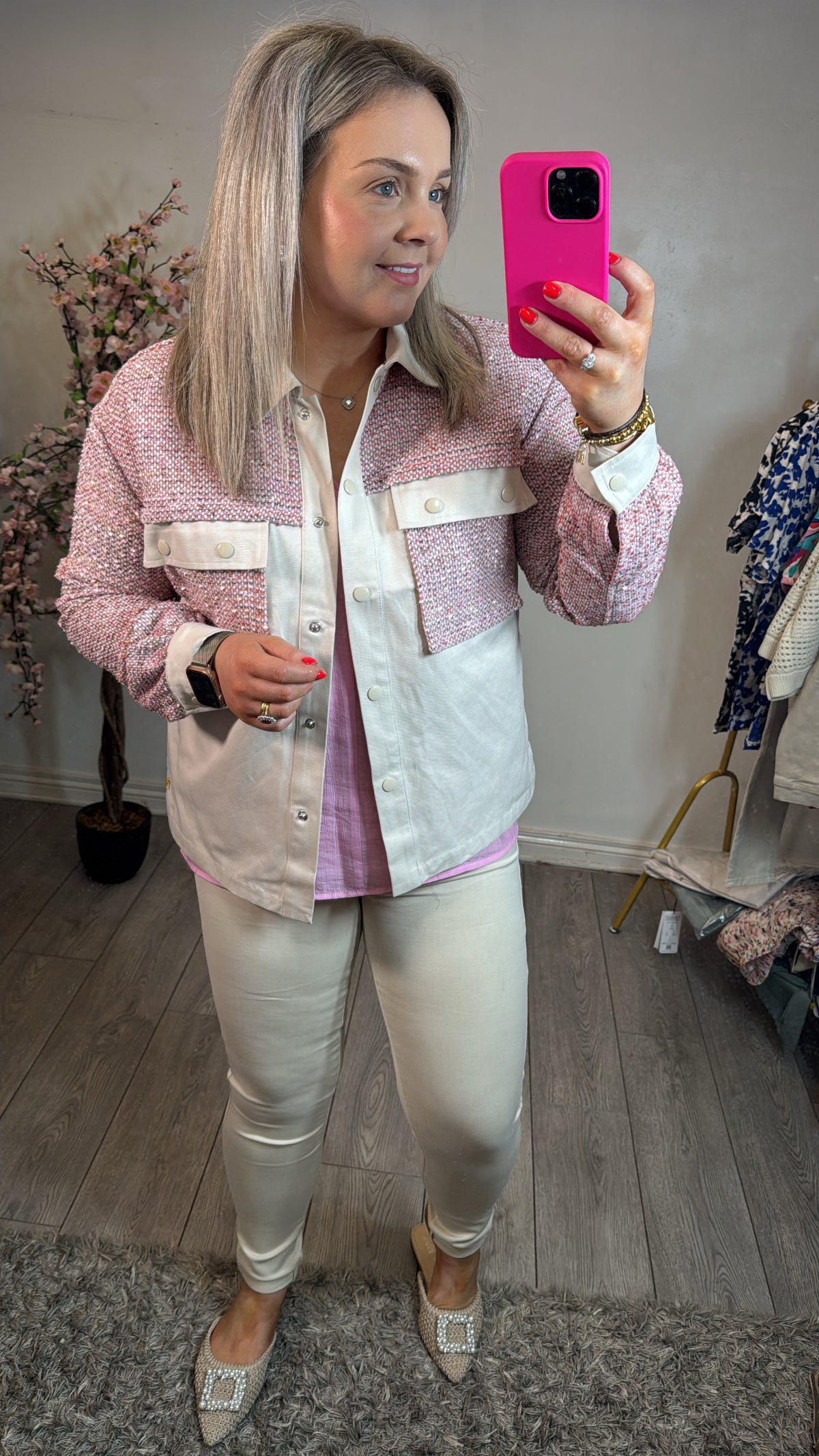 BACK IN STOCK - Toxik HighWaisted Original Beige Bum Lift Jeans