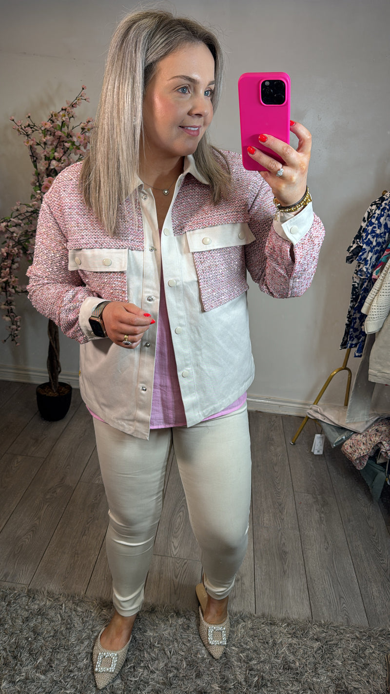 BACK IN STOCK - Toxik HighWaisted Original Beige Bum Lift Jeans