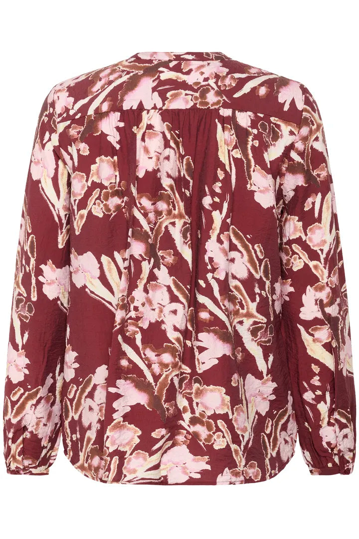 InWear Avalon Cabernet Printed Blouse