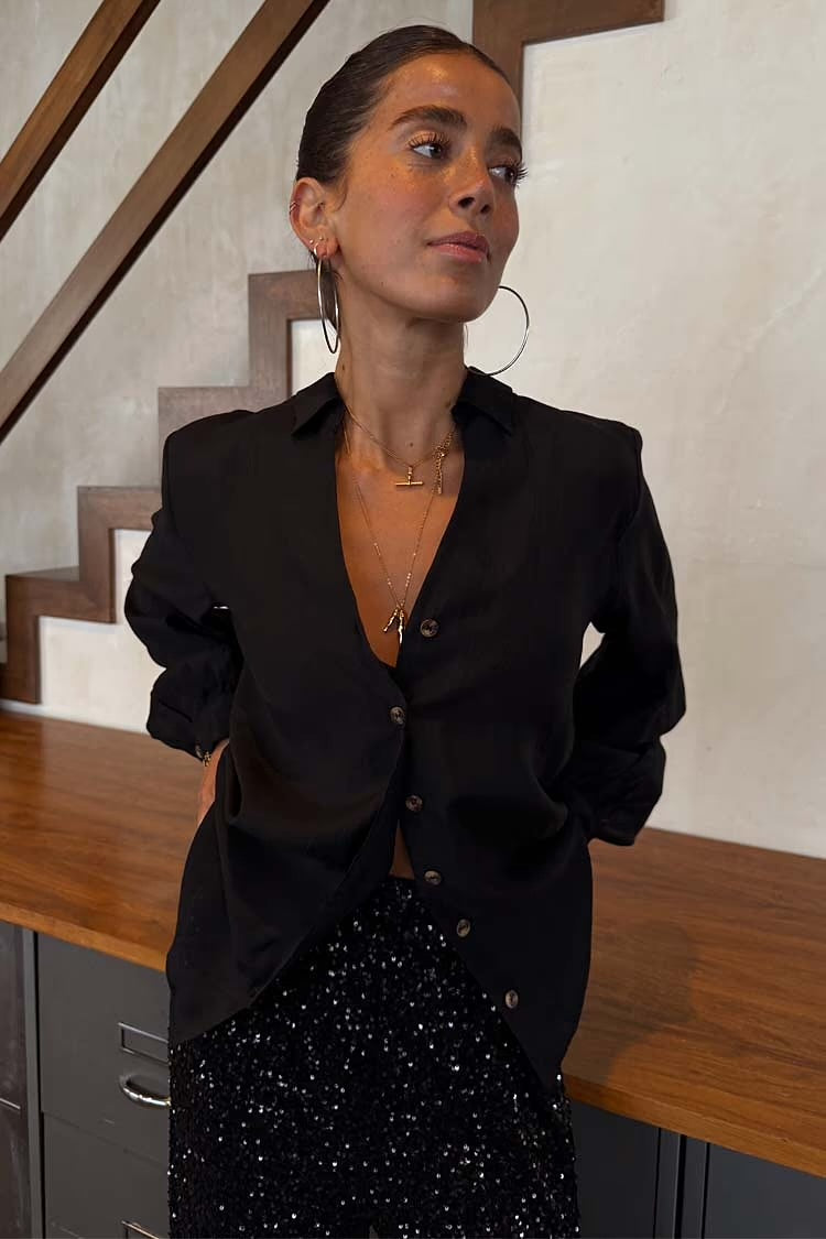 Never Fully Dressed Miley Black Shirt