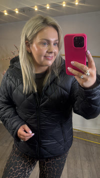 B.Young Byberta Black Ultimate Puffa Jacket