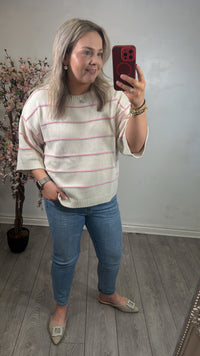 Toxik Highwaisted Boyfriend Medium Blue Denim Cropped Jeans