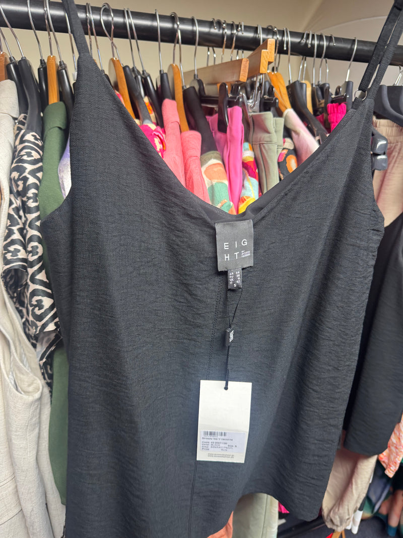 Access Fashion Black V-Neck Cami Top