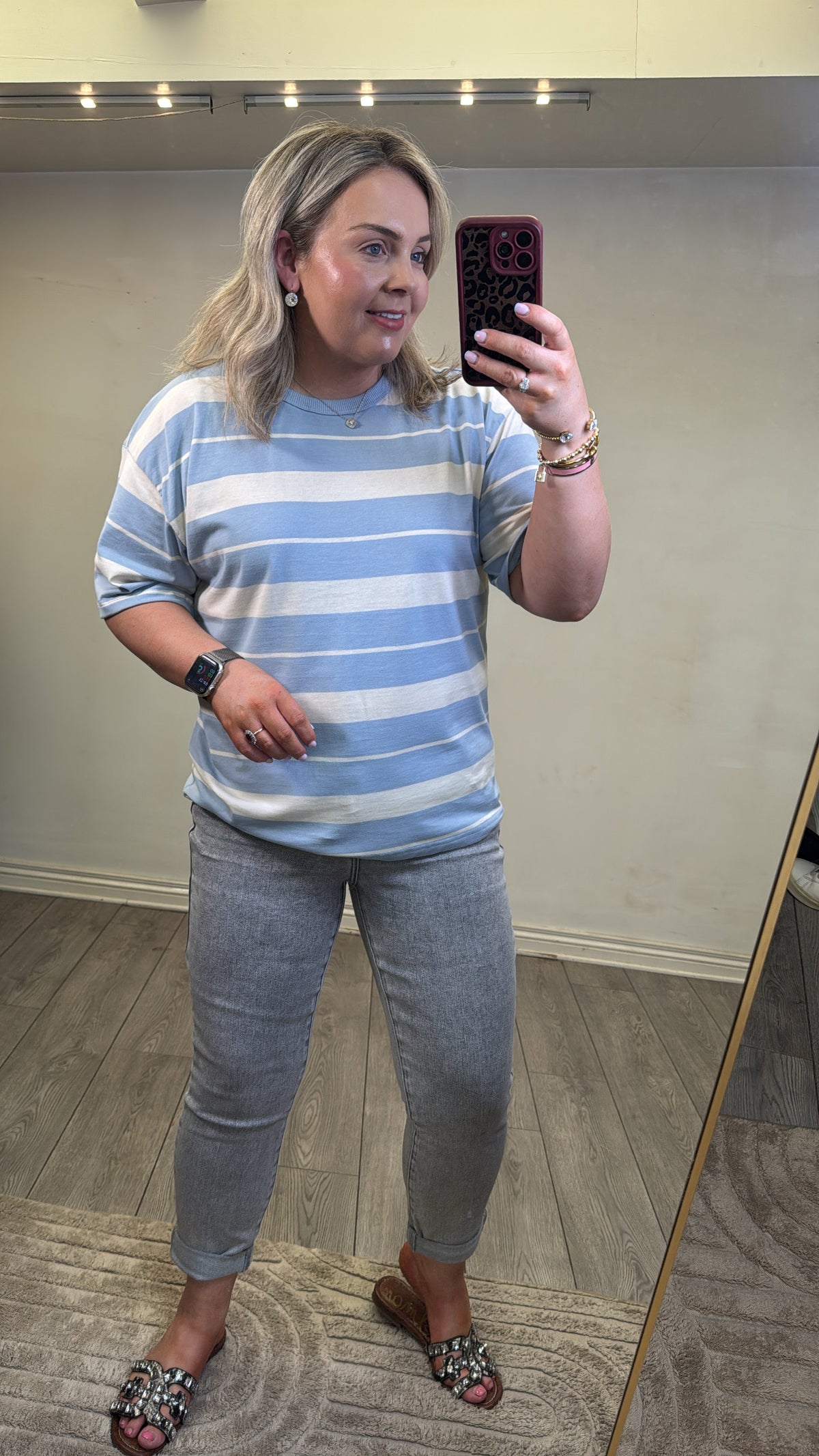 BACK IN STOCK - Toxik Highwaisted Boyfriend Charcoal Grey Cropped Jeans