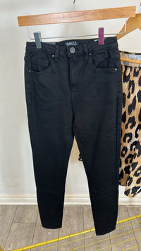 BESTSELLER - BACK IN STOCK - Toxik ORIGINAL Highwaisted Ultra Black Bum Lift Skinny Jeans