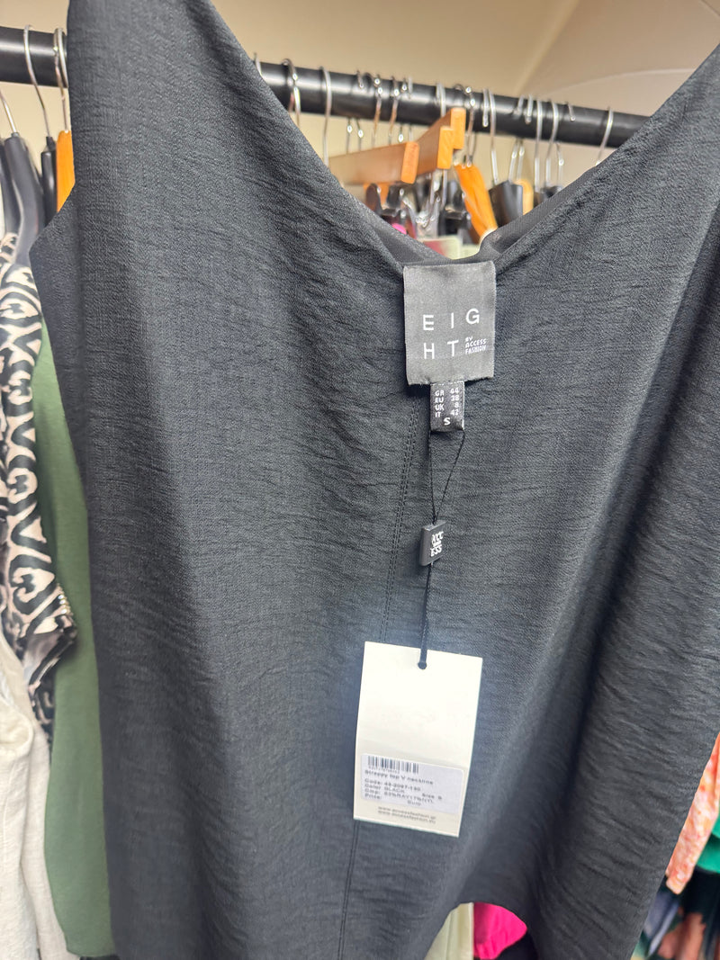 Access Fashion Black V-Neck Cami Top