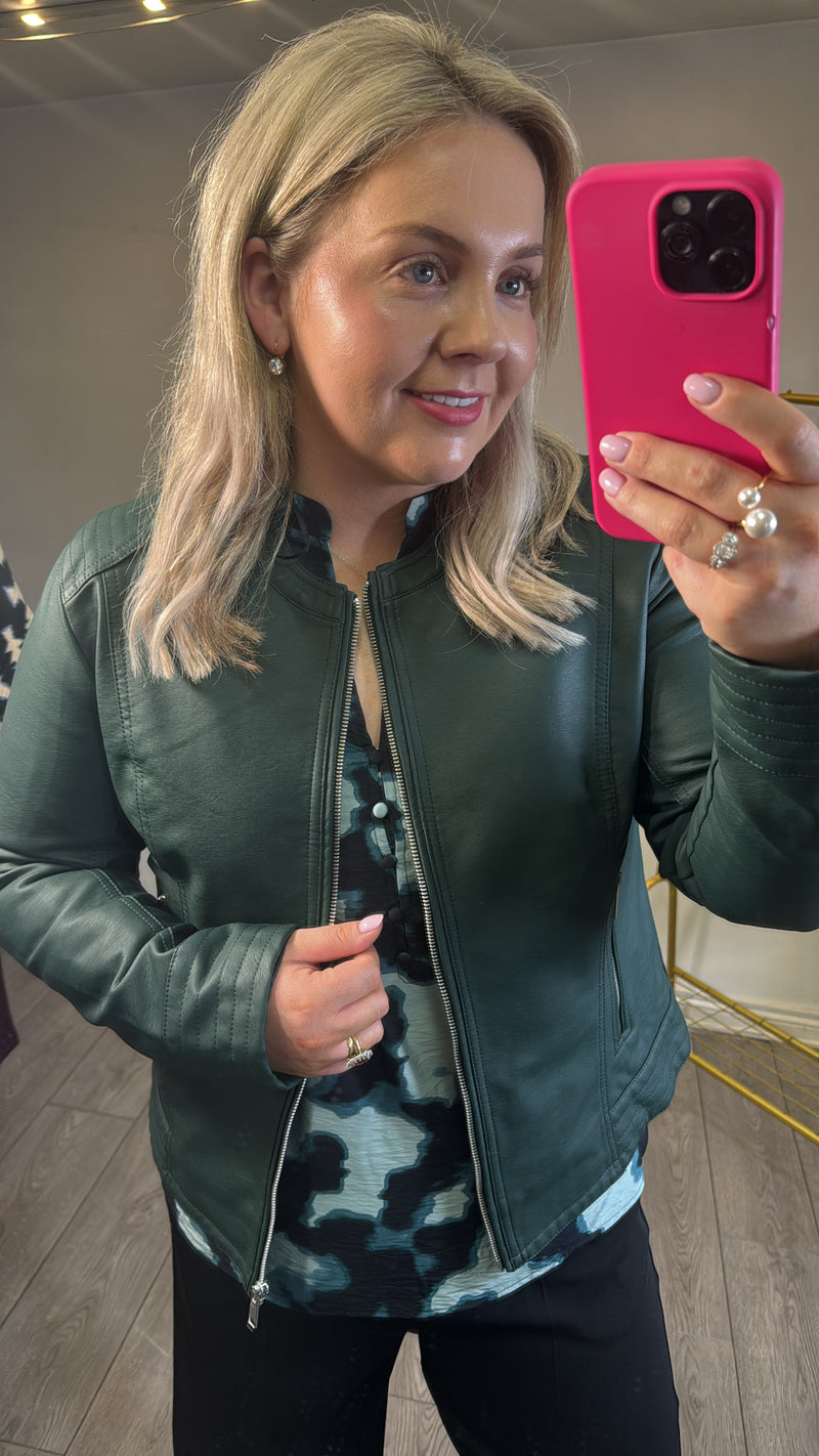 B.Young Byacom Green Gables Faux Leather Jacket, 20809396