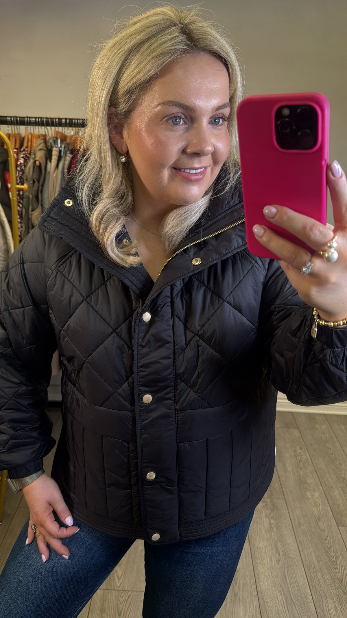 InWear Karmel Ultimate Quilted Black Quilted Jacket, 30110659