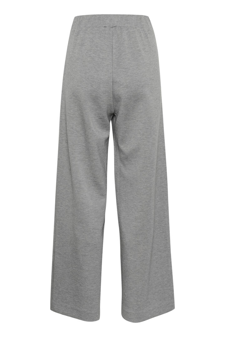 InWear Gincent Grey Melange Modal Wide Leg Joggers