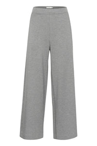 InWear Gincent Grey Melange Modal Wide Leg Joggers