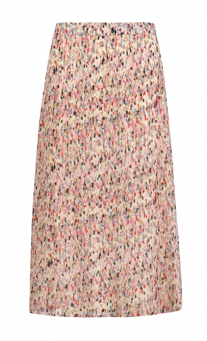 Coster Copenhagen Splash Print Midi Skirt, 251-4121