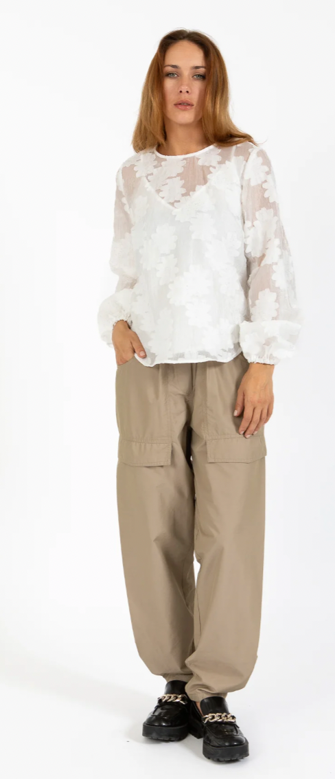 Coster Copenhagen Desert Sand Cargo Relaxed Fit Trousers, 251-3125