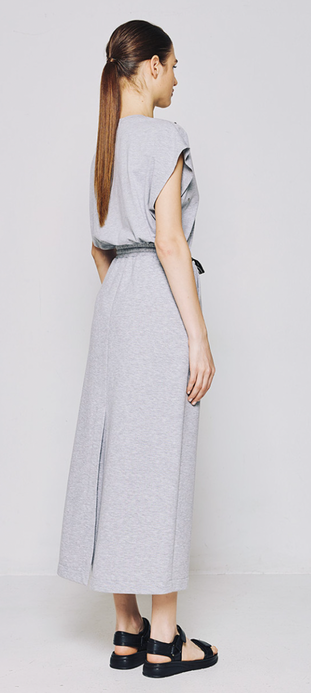 Access Fashion Grey Sports Luxe Ankle Length Sweatskirt