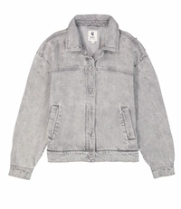 Garcia Grey Embellished Soft Denim Jacket
