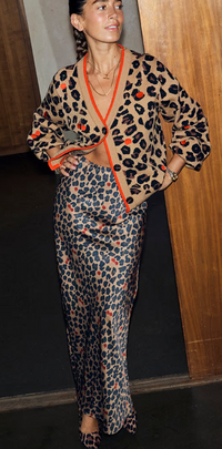 Never Fully Dressed Cherry Leopard Cardigan