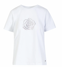 Coster Copenhagen White T-Shirt with Rhinestones