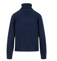 Coster Copenhagen Eclipse Navy Blue Cowl Neck Knit