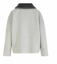 Coster Copenhagen Dove Grey Jacket with Detachable Faux Fur Collar