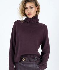 Coster Copenhagen Bordeaux Cowl Neck Knit