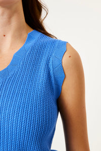 Garcia Dazzling Blue Knitted Vest, D50042