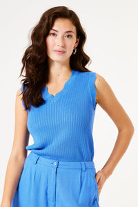 Garcia Dazzling Blue Knitted Vest, D50042