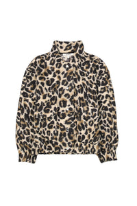Garcia Leopard Oversized Bomber Jacket, H50093