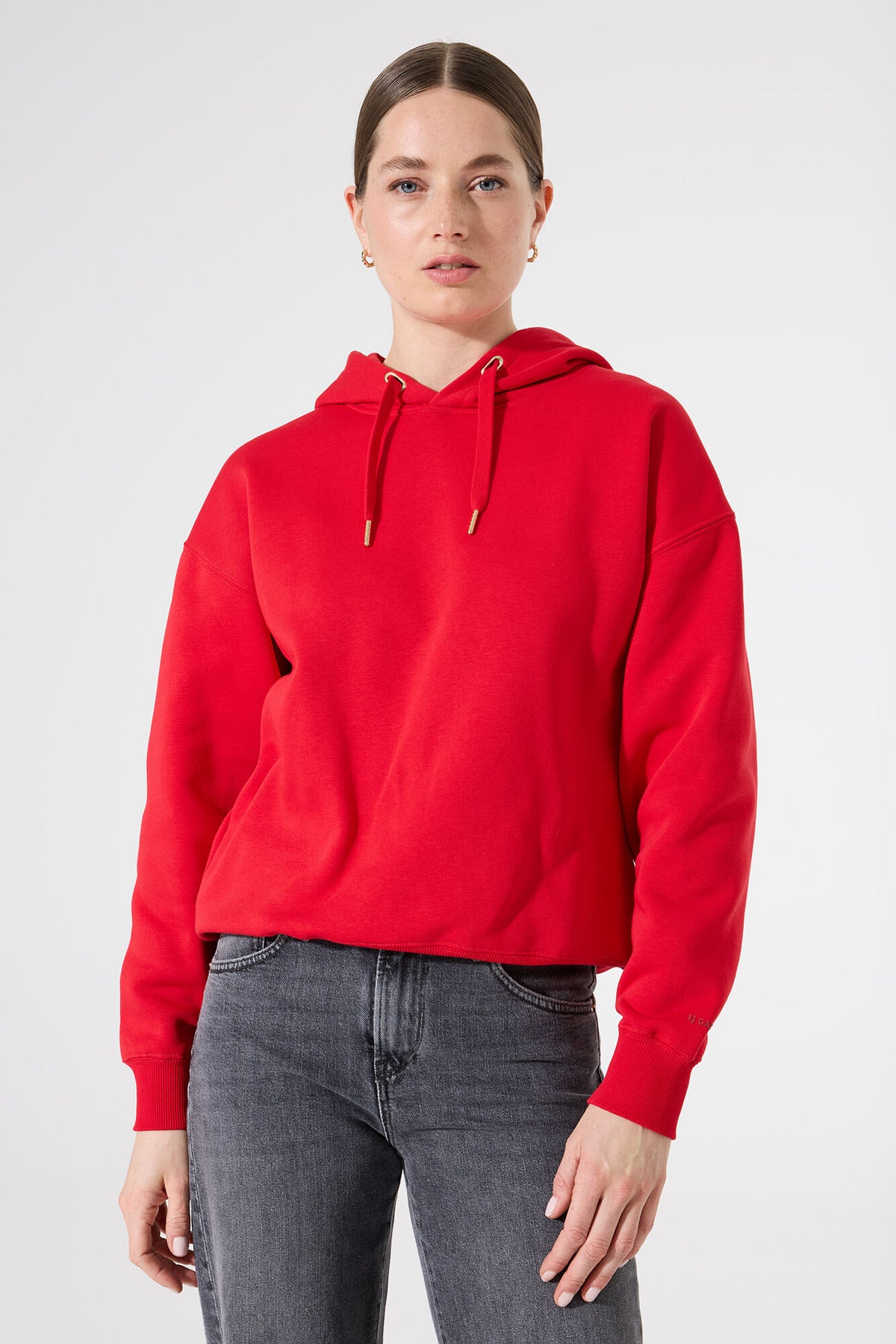 Garcia Sports Luxe True Red Supersoft Fleece Lined Hoody, I50262