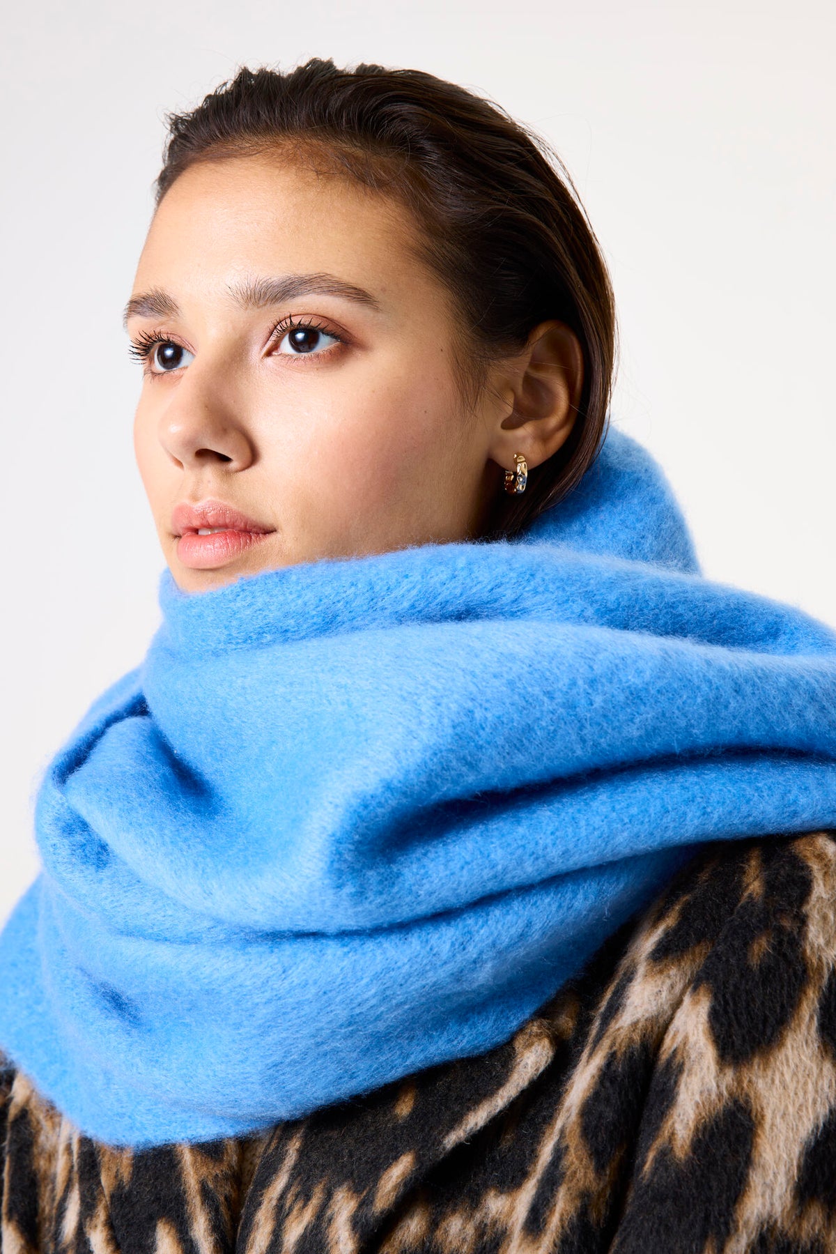 Garcia Provence Blue Supersoft Cosy Scarf