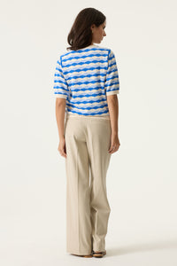 Garcia Summer Cobalt Patterned Knit, O260046