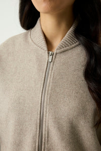 Garcia Sand Beige Jacket with Zipper, U260096